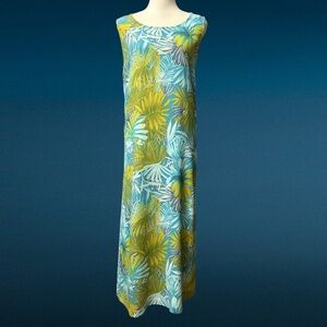 Dressing Clio Tropical Print Midi Dress
